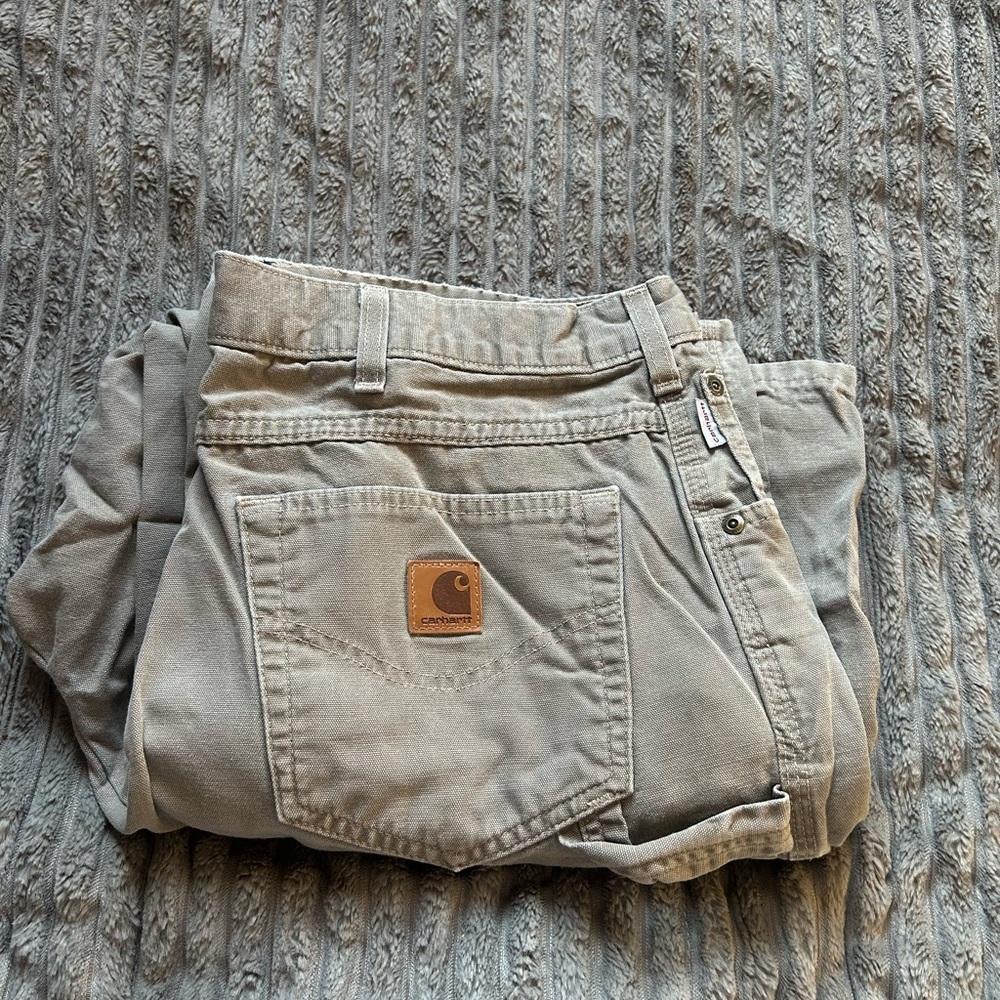 Carhartt Men's Cargo Pants Olive Green